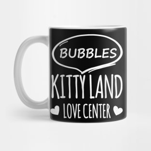 Cat S Bubbles Kitty Land Love Center Mug
